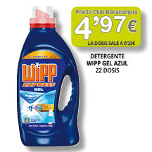 Detergente Wipp 22 dosis - 4'97 euros